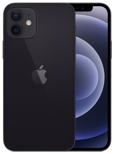скупка не рабочий телефон: IPhone 12, Б/у, 64 ГБ, Черный, Чехол, 83 %