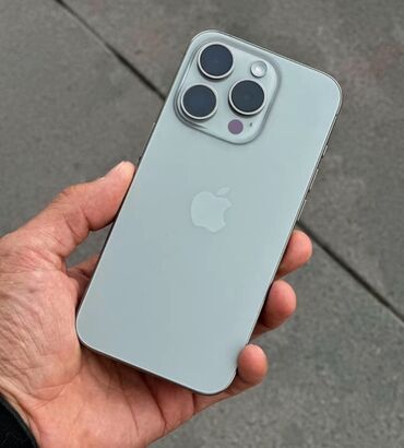 ноутбук бишкек бу: IPhone 15 Pro, Б/у, 512 ГБ, Natural Titanium, Чехол, Коробка, 95 %