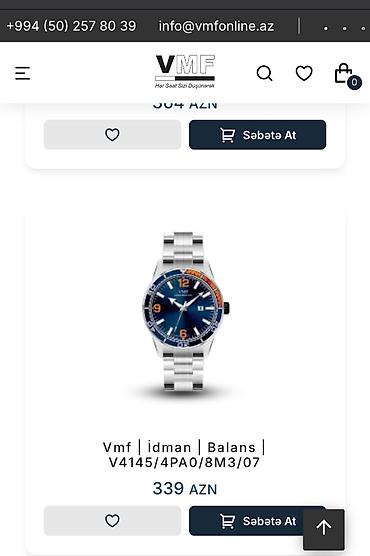 santa barbara saat: Saat VMF idman Balans markasidir VMF-in rəsmi mağazasından alinib — 1