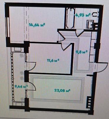 предгорное: 2 комнаты, 75 м², АУЦА Элитка, 3 этаж, Требуется ремонт — 4