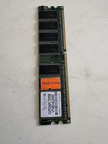komputer 16 gb ram: Veritech GVP256I-TX5B yaddaş modulu - Növ: SDRAM DIMM - Tutum: 256 MB — 1