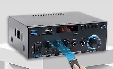 seranovi 99: AK 45 radio pojacalo 80 W / 40W x 2 prave snage sa Bluetoothom 5.02 — 1