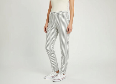 jeansy damskie z lampasami: Marks & Spencer, Material trousers for women, size S