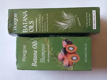baletanke devojcice: Hoegoa Batana Oils set za negu kose – ulje i šampon (NET: 100 ml — 1