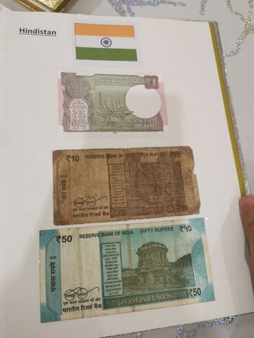 Əskinaslar: Xarici pul nişanları kolleksiyası – müxtəlif ölkələrdən banknotlar — 9
