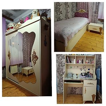 Gənc mebeli satılır 550 azn.Dəstə daxildir:dolab,yazı masası,tumba və lalafo.az -da Gənc mebeli satılır 550 azn.Dəstə daxildir:dolab,yazı masası,tumba və