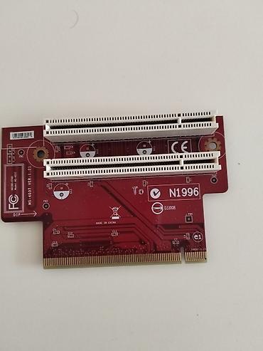 boltun nomresi: Məhsul: PCI riser/adaptor kartı – 1 slotu 2 PCI slotuna çevirən — 2