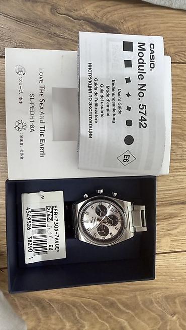 часы casio edifice: Casio Edifice EFB-730D-7AVUEF Есть гарантийный талон - Линейка — 1