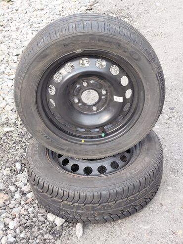 купить диски на ниву бу: Колеса в сборе 195 / R 15, Б/у, 1 шт, Легковые, Железные, отверстий - 4