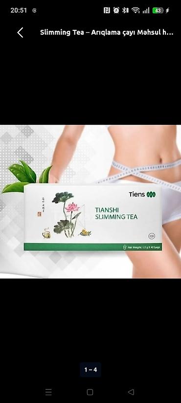 çaylar: Tiens Tianshi Slimming Tea – bitki tərkibli arıqlama çayı Arıqlama; — 3