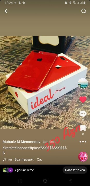 apple airpod pro: IPhone 8 Plus | 64 GB Qırmızı | Zəmanət, Barmaq izi, Sənədlərlə at lalafo.az apple airpod pro: IPhone 8 Plus | 64 GB Qırmızı | Zəmanət, Barmaq izi, Sənədlərlə
