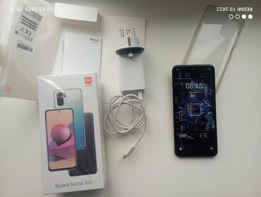 телефон redmi 10: Xiaomi, Redmi Note 10S, Б/у, 128 ГБ, 2 SIM