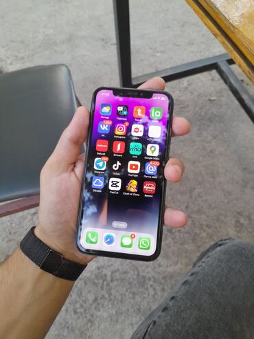 ikinci el iphone 13: IPhone X, 64 GB, Space Gray, Simsiz şarj, Face ID