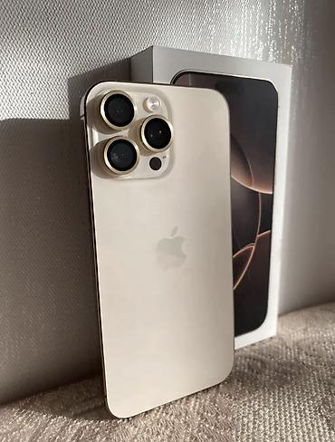 iphone 16 pro desert: IPhone 16 Pro Max, 256 GB, Desert Titanium, Sənədlərlə — 2