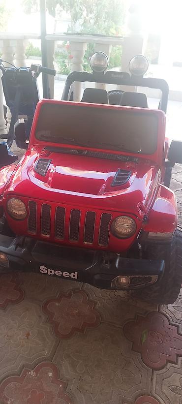 Детские электрокары: Uşaq üçün elektrikli “jeep” tipli maşın - Rəng: qırmızı - Korpusda — 1