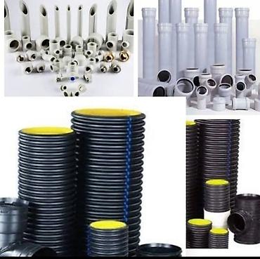 total drel: Kanalizasiya borusu, Qofralı, Plastik, 1000 mm, Yeni — 4
