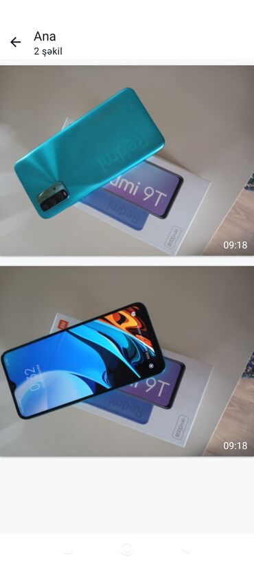 en ucuz notebook kampanyaları: Xiaomi Redmi 9T, 64 GB, rəng - Göy