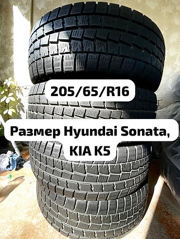 Шины 205 / 65 / R 16, Зима, Б/у, Комплект, Легковые, Япония, Dunlop at lalafo.kg Шины 205 / 65 / R 16, Зима, Б/у, Комплект, Легковые, Япония, Dunlop