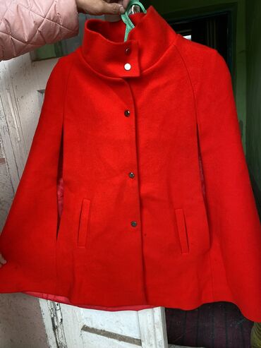 кепка: Пальто, Пончо, Осень-весна, Короткая модель, 3XL (EU 46)