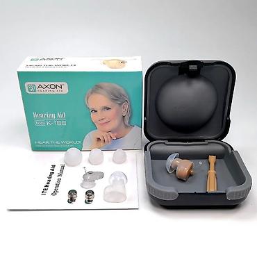 Слуховые аппараты: AXON Hearing Aid – Model K-188 qulaqdaxili eşitmə cihazı çatdirilma — 1