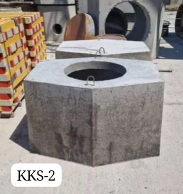 Beton quyuları: Dəmir-beton quyu və quyu elementləri Satışı - Kanalizasiya, su və qaz — 32