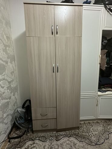 шкаф для одежды двухдверный: Шкаф для одежды, Прямой, ЛДСП