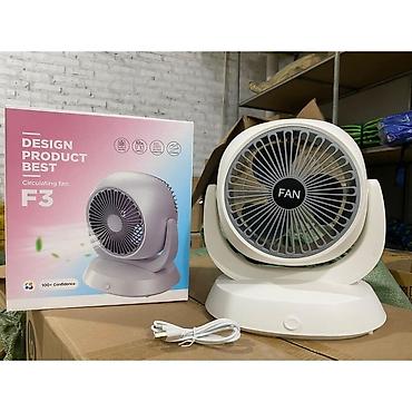 stolüstü ventilyator: Stolüstü hava dövriyyəli mini ventilyator – F3 - Kompakt və müasir — 2
