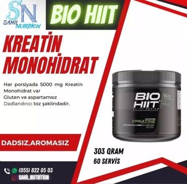 Digər idman qidaları: Protein Çəki: < 500 g, Yeni