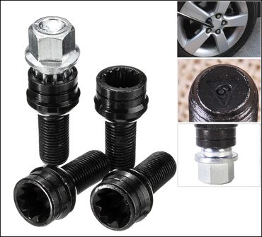 колесные цепи: Продаю Болты секретки на диски для Фольксвагена новые цена 950 сом