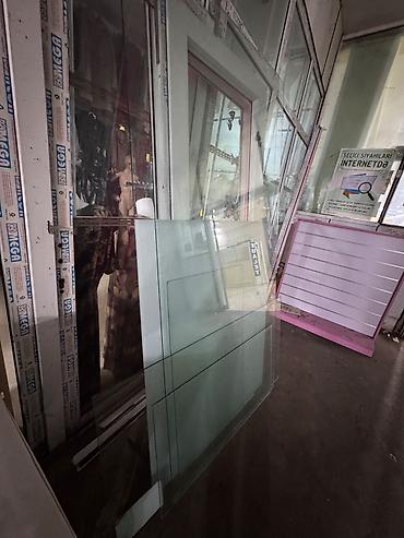plastik setka qapi: İşlənmiş Plastik qapı 90x230 sm Çərçivə ilə, Ünvandan götürmə — 1