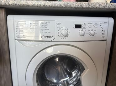Ventilyatorlar: Paltaryuyan maşın Indesit, 5 kq, İşlənmiş, Avtomat, Qurutmasız, Kredit yoxdur