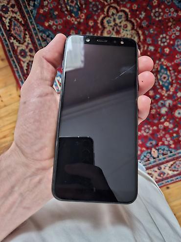 smart mini telefon: Samsung Galaxy A6, 32 GB, rəng - Qara, İki sim kartlı — 1