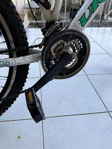 velosiped: Şəhər/dağ tipli “URAN” velosiped - Rəng: ağ-yaşıl-qara - Çərçivə — 9