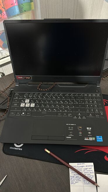 купить ноутбук в бишкеке в рассрочку: Ноутбук, Asus, 16 ГБ ОЗУ, Intel Core i5, 15.6 ", Игровой, память SSD