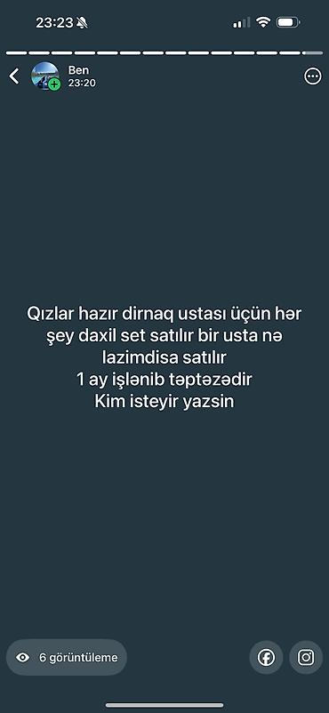 dirnaq formalari: Dirnaq ustası üçün hazır bizness satılır 1 ay işlənib yenidir heç — 1