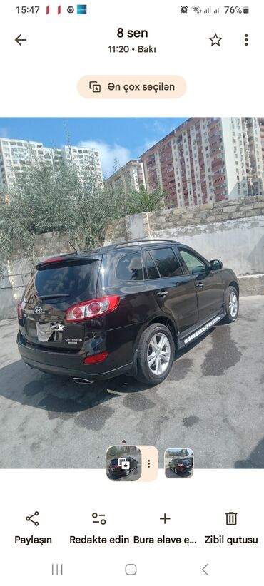 Hyundai: Hyundai Santa Fe: 2.4 l | 2011 il Ofrouder/SUV — 9