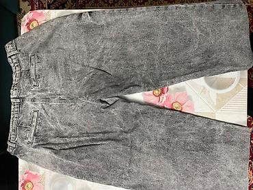 военная одежда: Продаю широкие серые джинсы 👖 Стильный washed-эффект, свободный крой — 5
