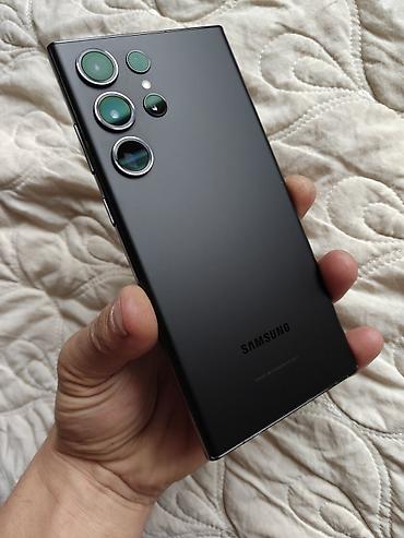 Samsung: Samsung Galaxy S23 Ultra, Б/у, 512 ГБ, цвет - Черный, 1 SIM, 2 SIM, eSIM — 1