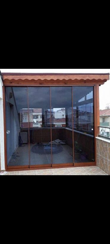 Balkonlar: Cam balkon Pvc Qapı Və Pəncərələrin sifarişi Yüksək Keyfiyyət — 6