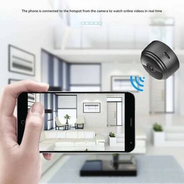 kompleti video nadzora: Mini WiFi kamera za video nadzor • Kamera visoke definicije: Snimite