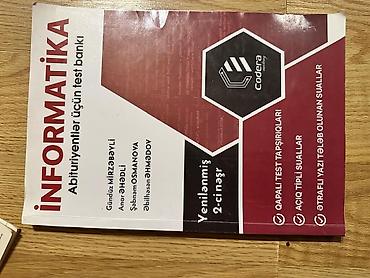 informatika pdf yukle: (uzerinde sade karandasla geydler var.) Məhsul: “İnformatika – — 1