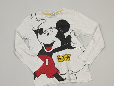bluzka do bialych spodni: Bluzka, Disney, 7 lat, 116-122 cm, stan - Dobry