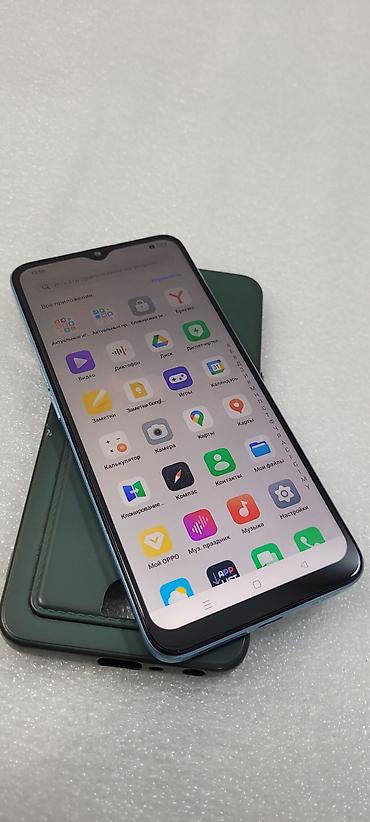 Oppo: Oppo A57s, Б/у, 128 ГБ, цвет - Голубой, 2 SIM — 4