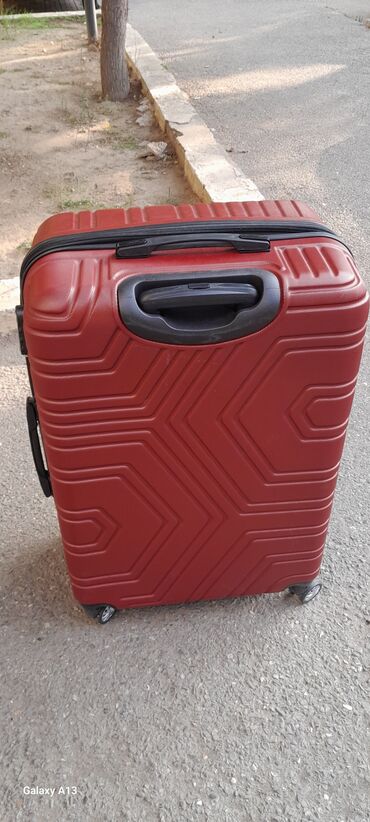 Çamadanlar: ⁶Lok Polo’s sərt korpuslu səyahət çamadanı - Rəng: tünd qırmızı — 8