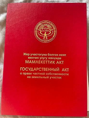 Жер тилкелери: 5 соток, Айыл чарба үчүн, Кызыл китеп — 1