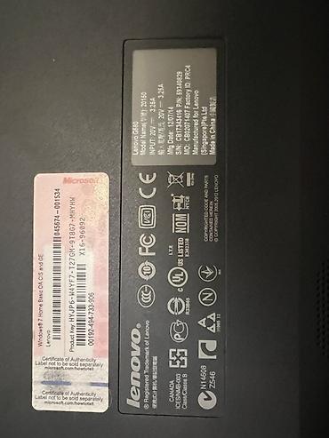 notbuk kulleri: Real aliciya endirim olacaq Lenovo G580 noutbuku Xüsusiyyətlər: - — 5