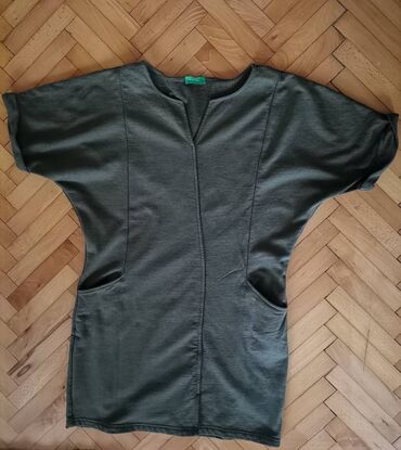 Haljine: Benetton haljinica - tunika maslinasto zelene boje. Univerzalna — 2