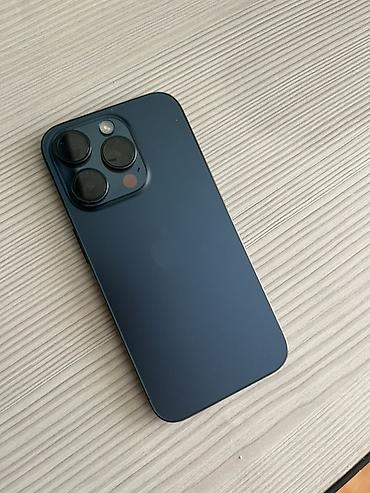 sp5 pro: IPhone 15 Pro, Б/у, 256 ГБ, Pacific Blue, 85 % — 1