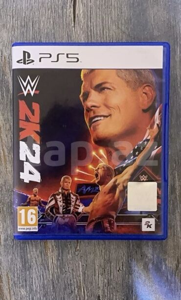 Oyun diskləri və kartricləri: WWE 2K24 PS5 Disk 110 Manata almışdım ilk çıxanda. Oynamadığım üçün