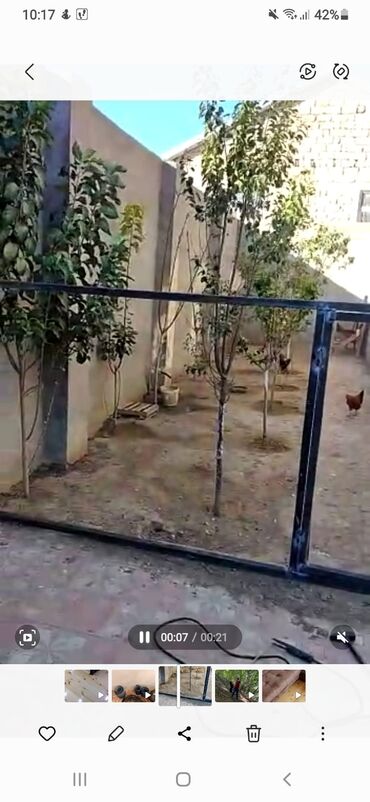 Həyət evləri və villaların satışı: Satılır: həyət evi - Ümumi görünüş: Hündür daş hasarla əhatələnmiş — 14